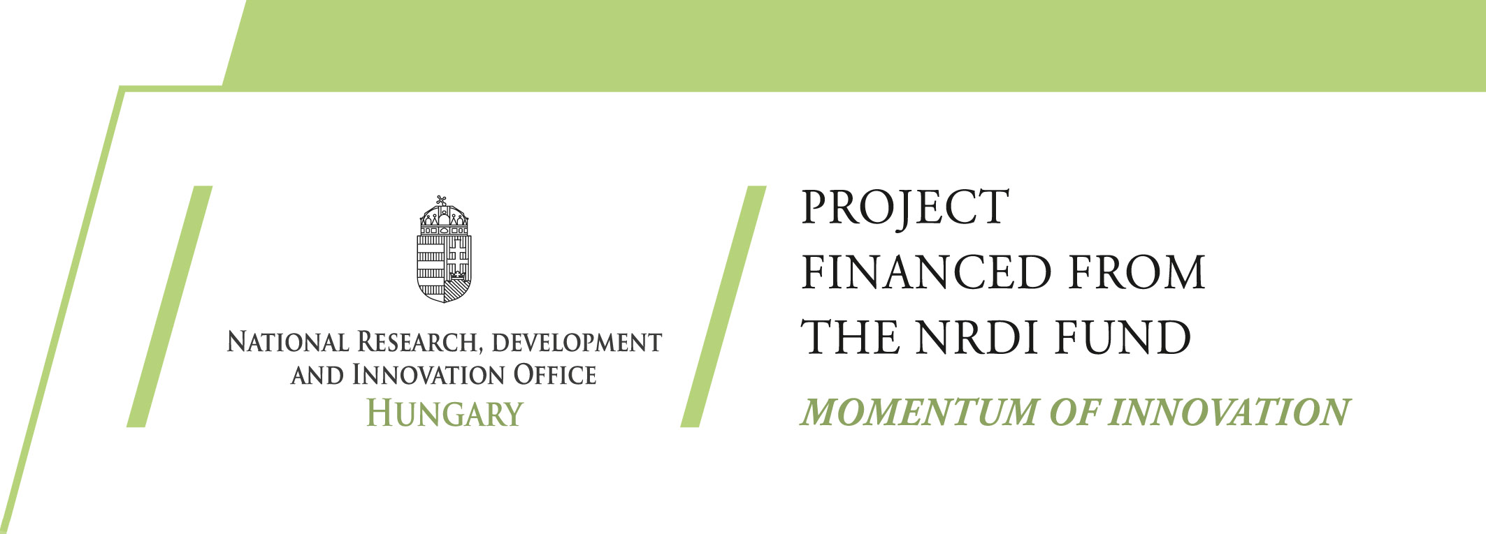 Project financed from the NRDI found